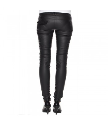 Women’s Steampunk Wet Look Pants | Vegan Gothic Faux Leather Trousers